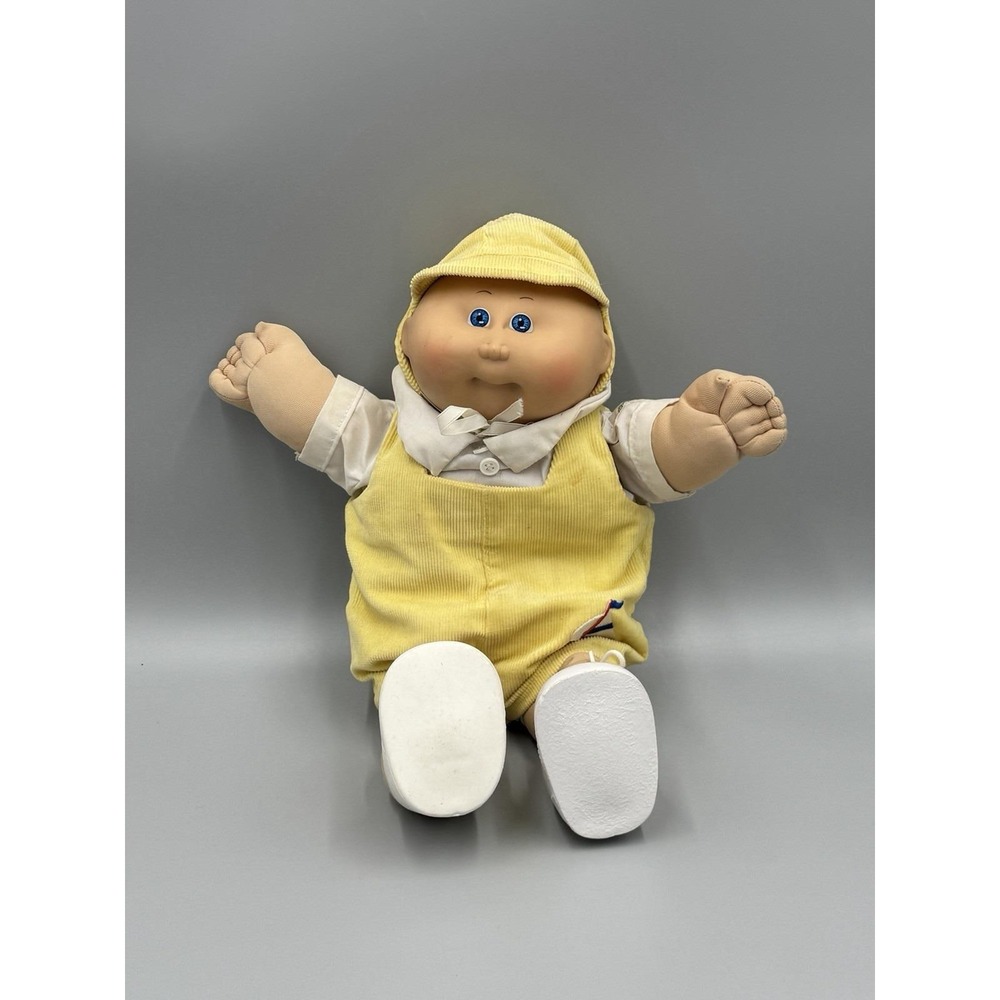 Vintage Cabbage Patch Kid Yellow Sailor Outfit Blue Eyes
